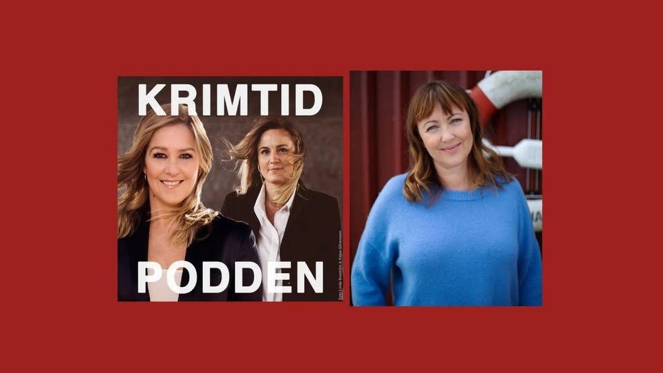 Krimtidpodden med gäst Kicki Sehlstedt - livepoddinspelning