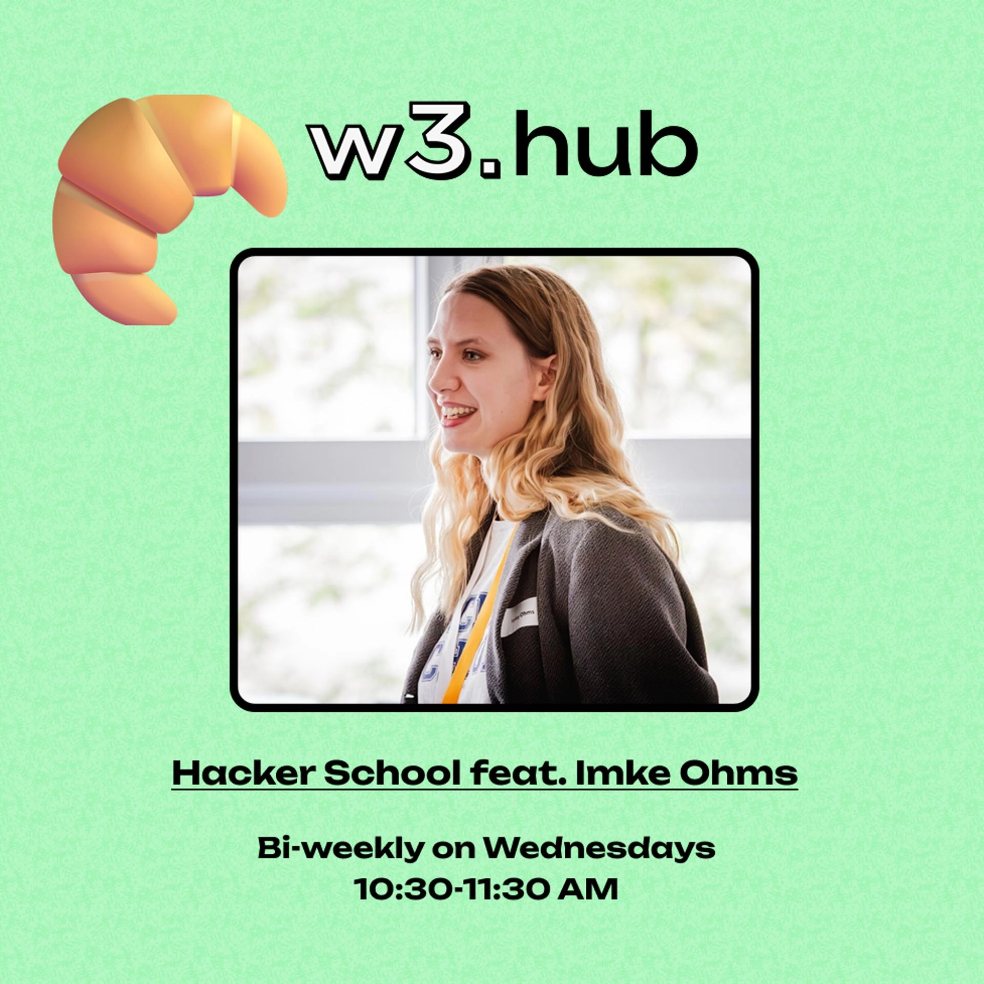 Community Brunch x Hacker School feat. Imke Ohms