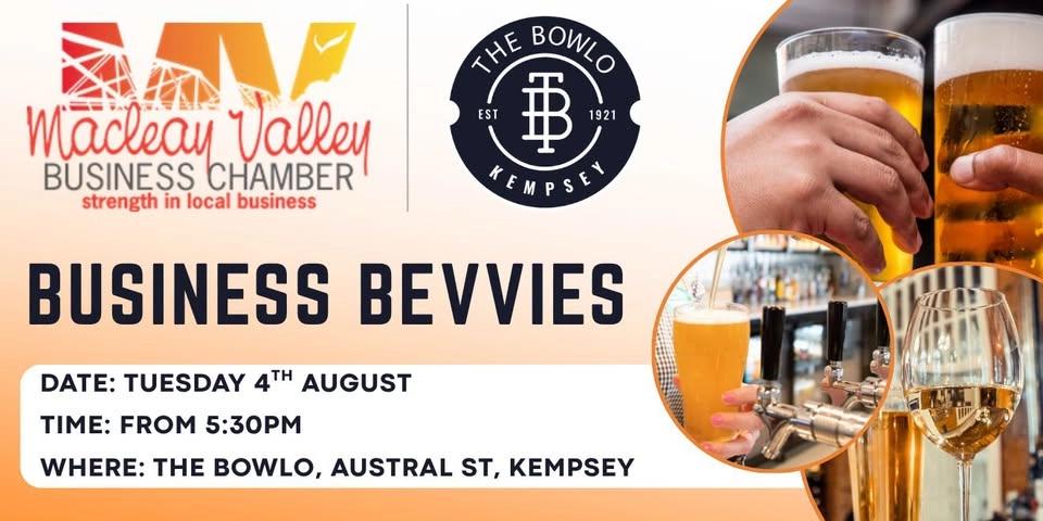 Business Bevvies at The Bowlo - Kempsey