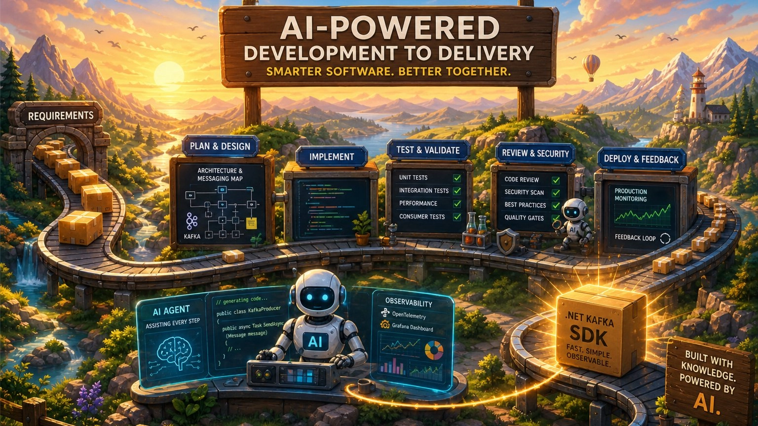 S1: Agentic SDLC - S2: Bygga .nets snabbaste(?) kafka SDK med AI, hur?