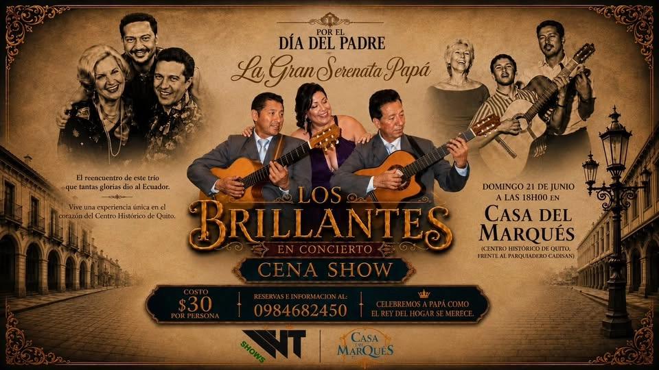 Cena Show por el Día del Padre con Los Brillantes