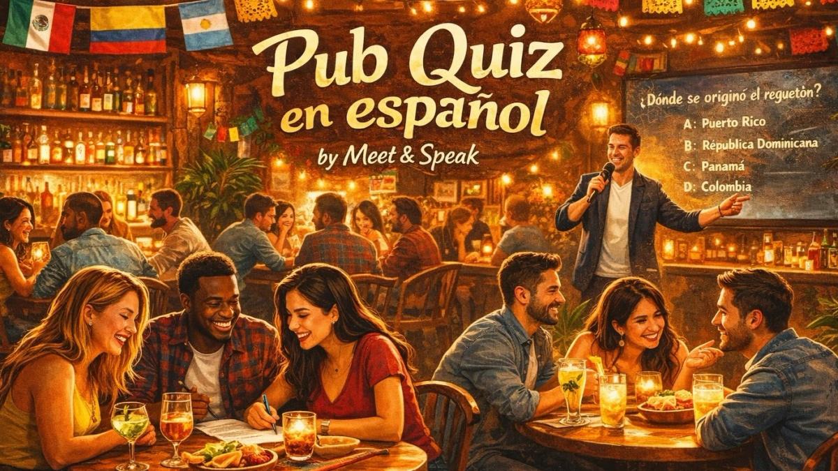 Pub Quiz en Espaรฑol ๐ช๐ธ๐ - Aprende y Socializa ๐ค๐ฌ๐ธ