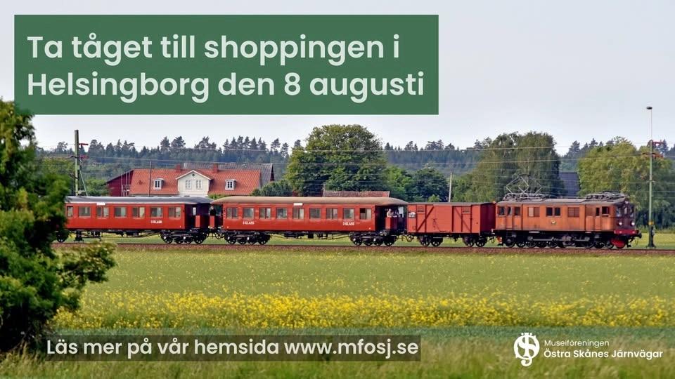 Ta tåget till Helsingborg och shoppingen!