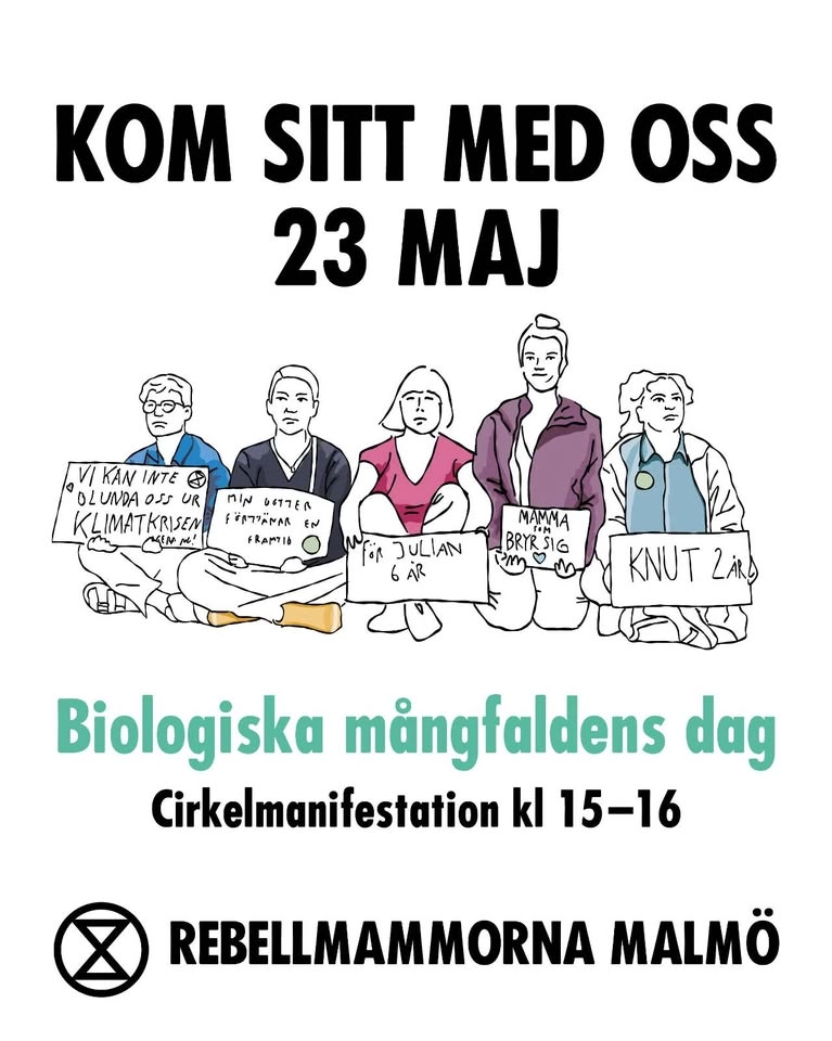 Klimatmanifestation med rebellmammorna – tema biologisk mångfald