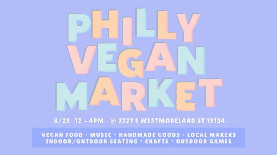 Philly Vegan Market 8/23