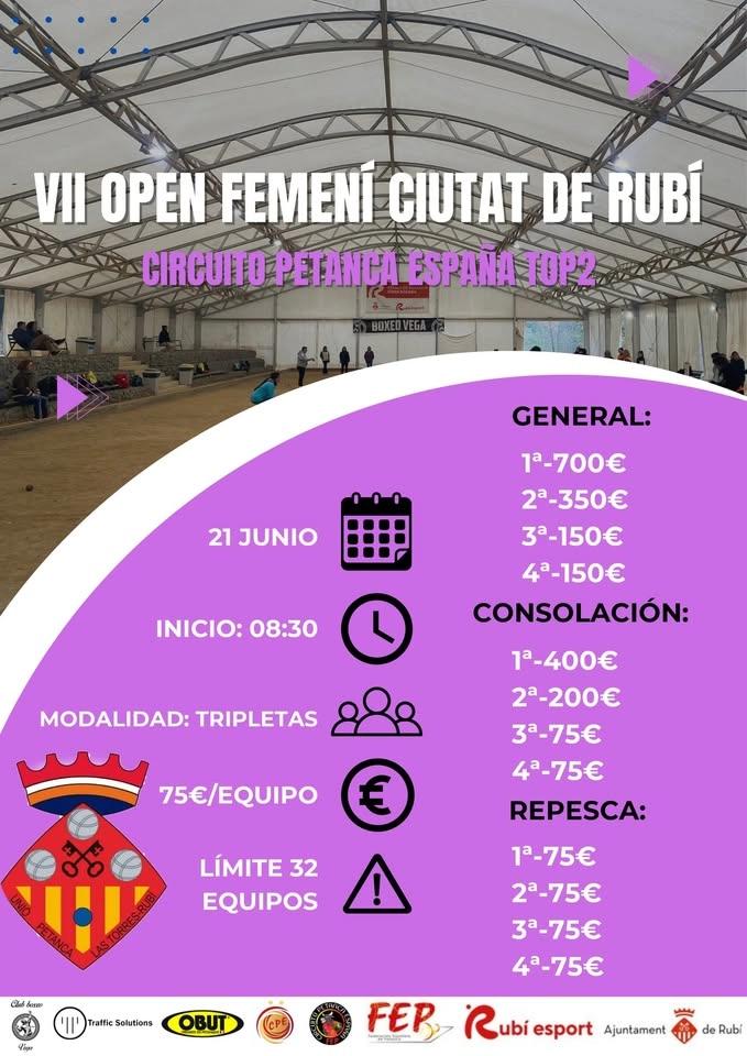 OPEN INTERNACIONAL FEMENÍ CIUTAT DE RUBÍ 2026