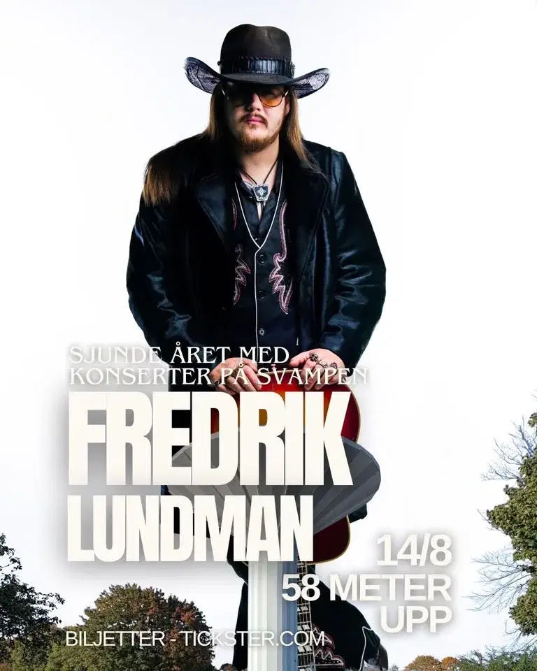 58 meter upp med Fredrik Lundman ”The Swedish Cowboy”