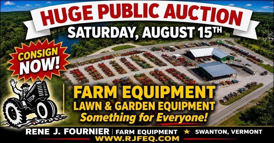 Rene J Fournier's HUGE SUMMER Auction!
