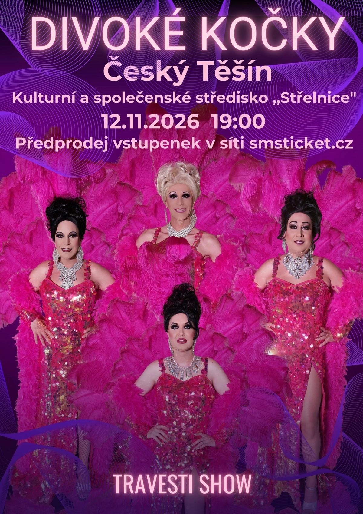 Travesti Divoké kočky v Českém Těšíně