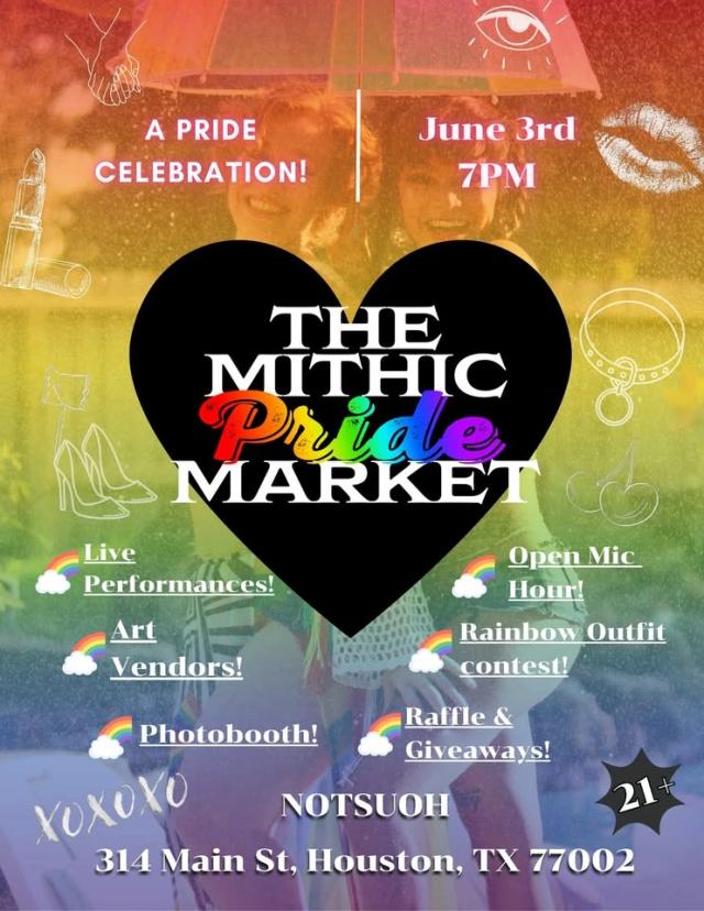 Mithic Market : Pride Edition // Local Art, Performance, Vendors, Costume Contest!