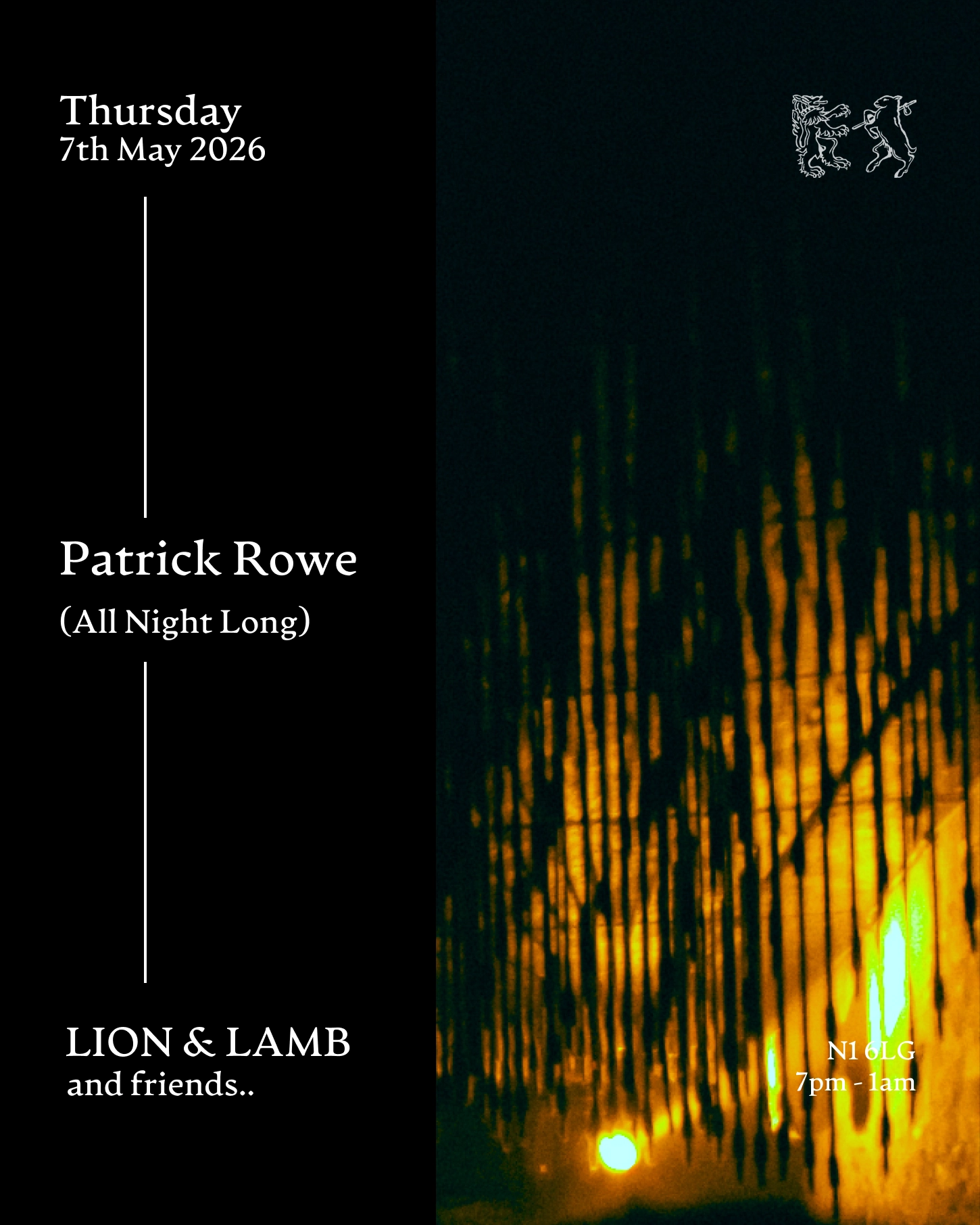 Lion & Lamb and Friends with Patrick Rowe (All Night Long)