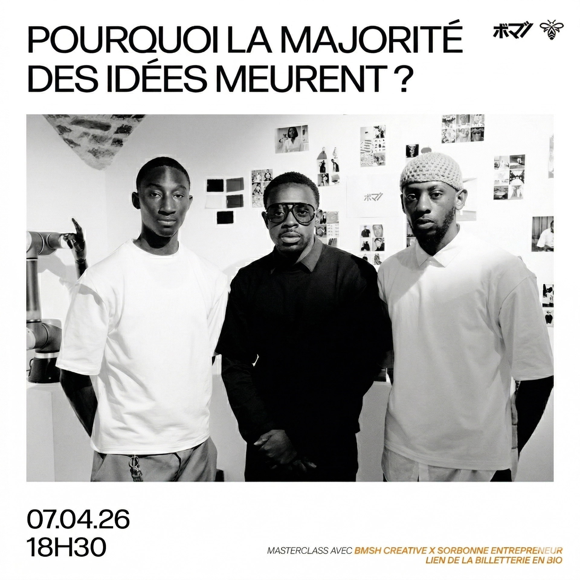 Pourquoi la majorité des idées meurent ? - BMSH x Sorbonne Entrepreneur