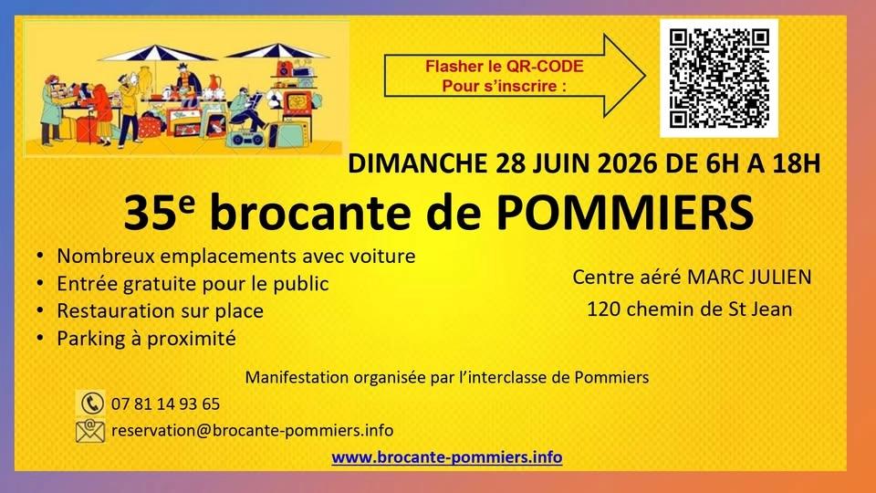 Brocante de Pommiers 2026