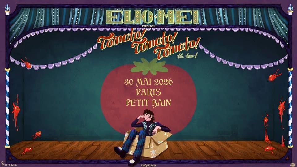 Annulé - Elio Mei • Paris - Petit Bain • samedi 30 mai 2026