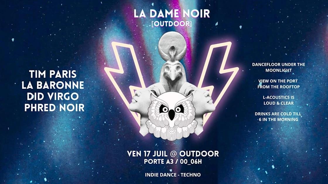 ⇉ Outdoor Marseille Invite La Dame Noir ⇇
