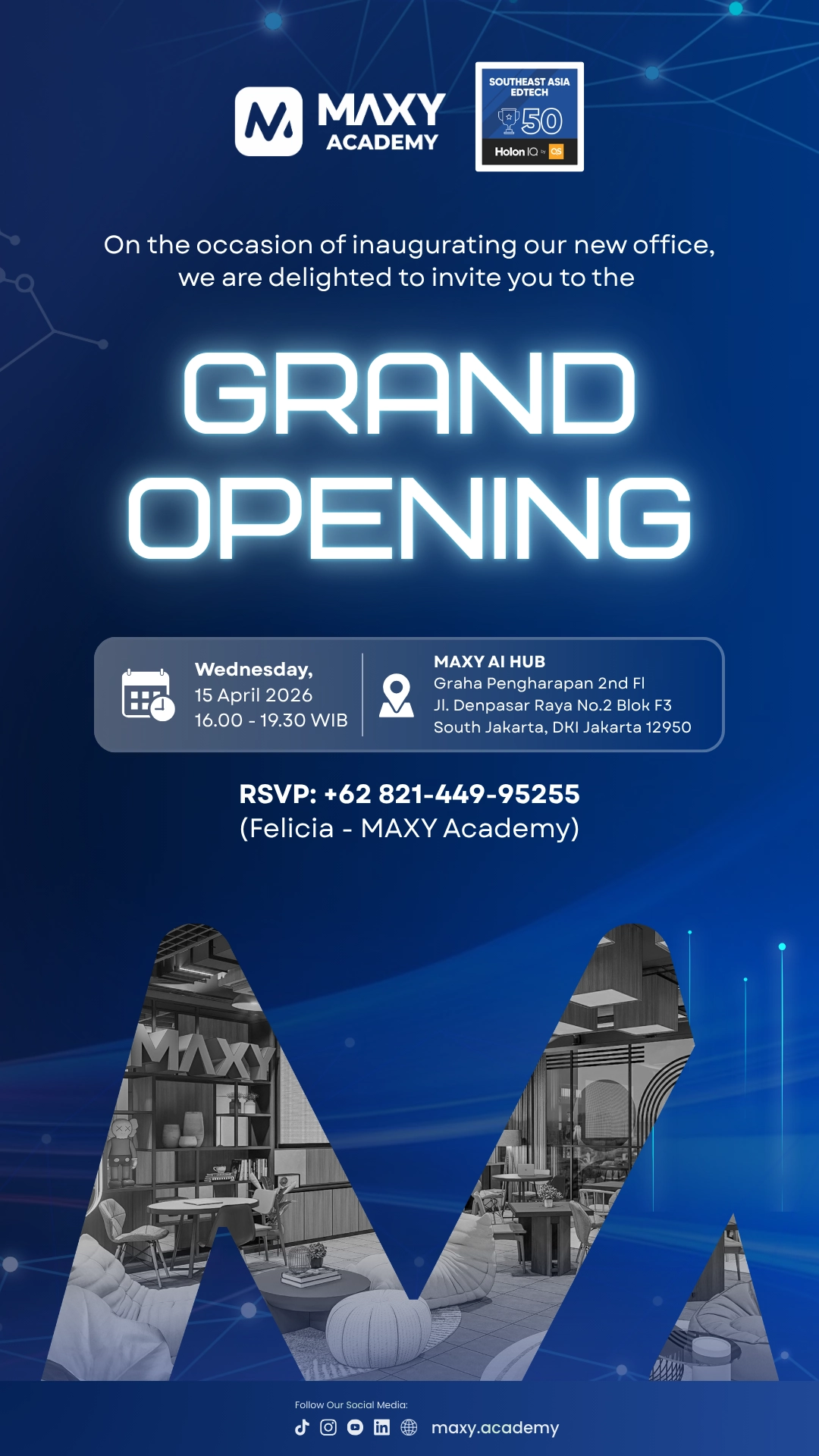 The Dawn of Intelligence: Official Grand Opening of Maxy AI Hub