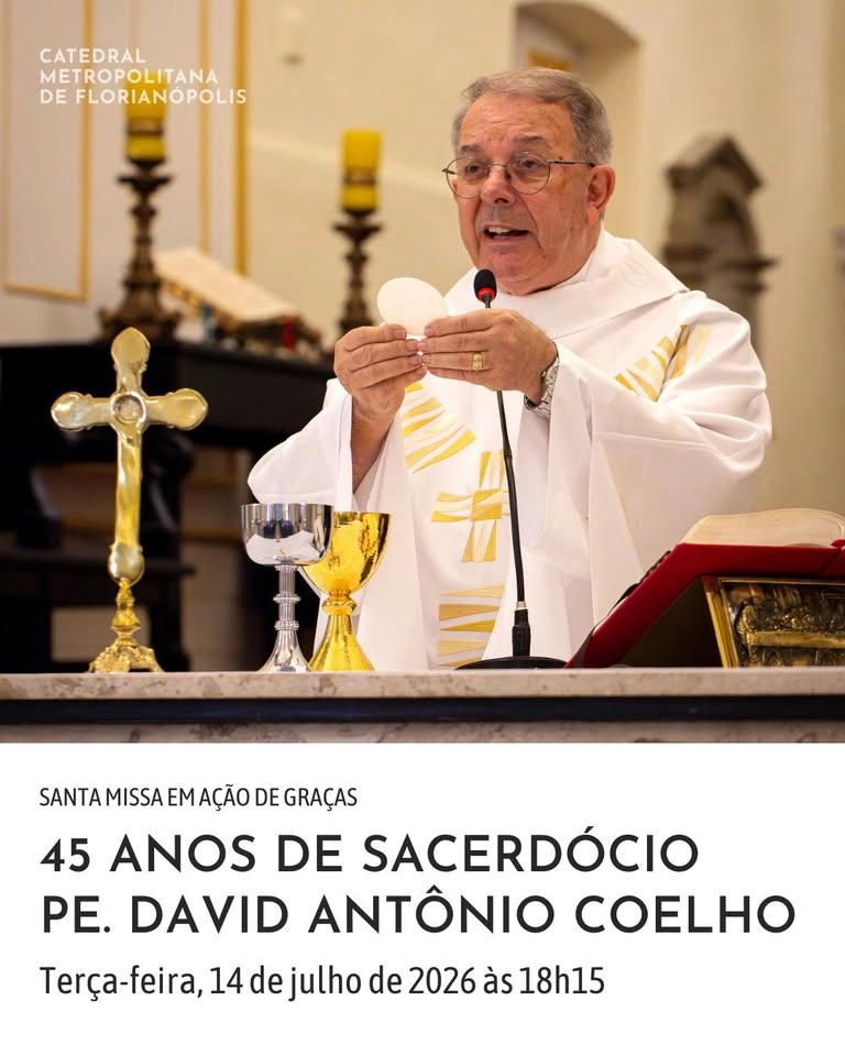 14/07 | 45 Anos de sacerdócio Pe. David Antônio Coelho