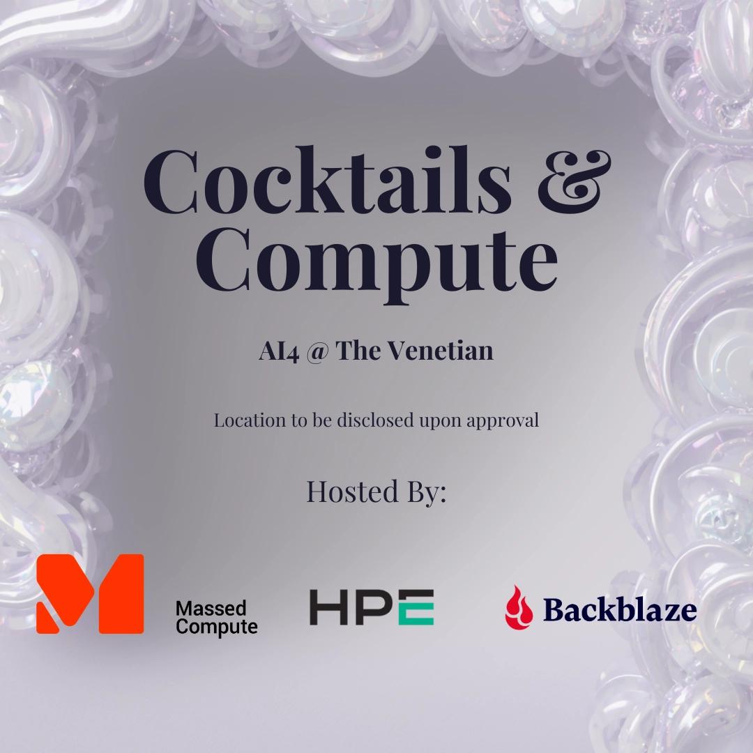 Cocktails & Compute with Massed Compute, HPE, & Backblaze