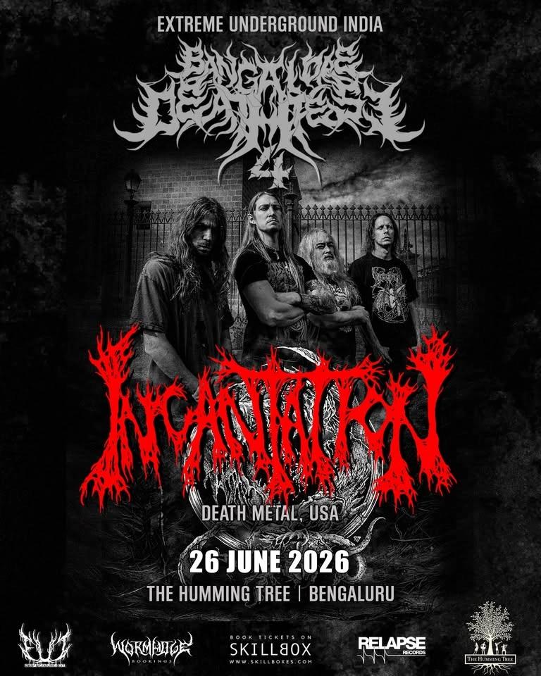 Bangalore Death Fest 4 ft. INCANTATION (Death Metal, USA)