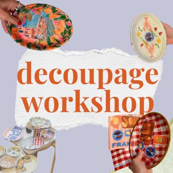 craft night: decoupage workshop | SF