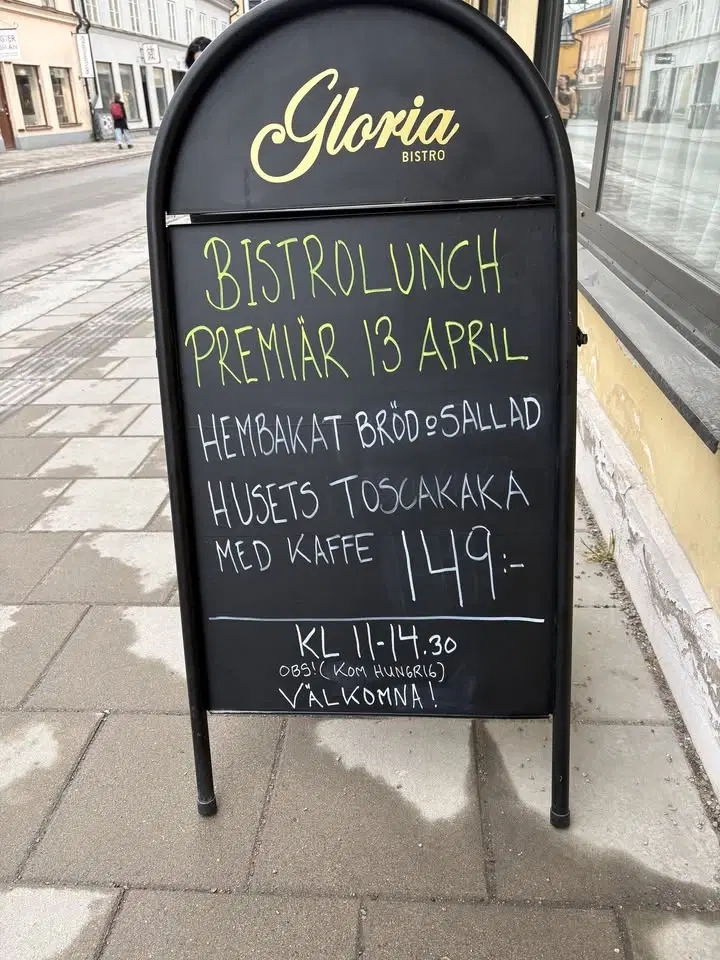 Premiär för Bistrolunch