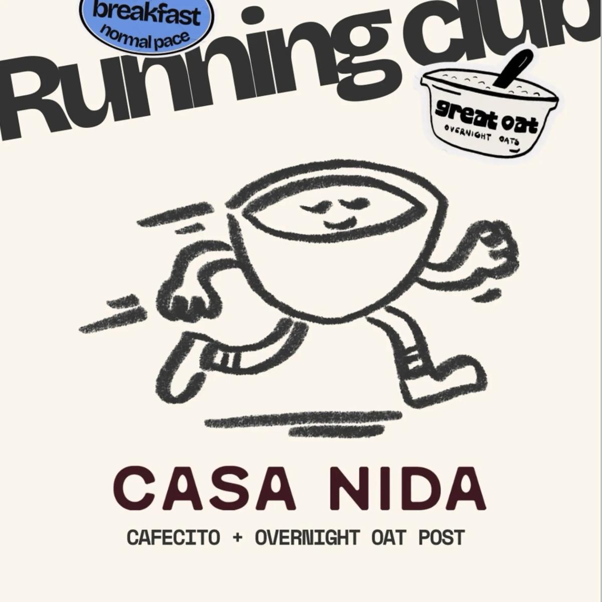Nida Running Club · 5k + coffee with Great Oat