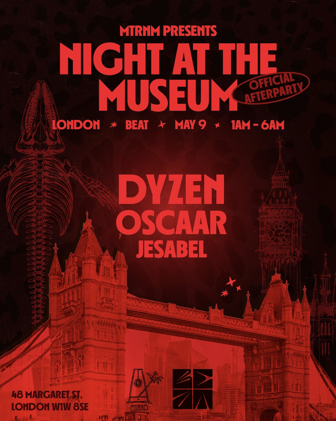 MTRNM presents: The Official Museum Afterparty with Dyzen at Beat