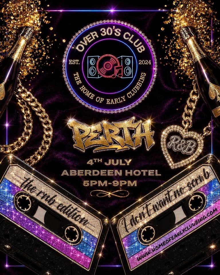 Over 30s Club - Perth R&B Edition