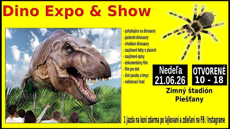 Dino Expo & Show & Pavúky Zimný štadión Piešťany