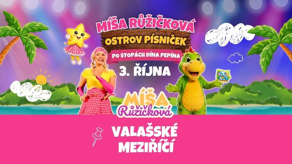 Míša Růžičková – Ostrov písniček: Po stopách Dina Pepína - Val. Meziříčí – KZ - 3.10. 2026