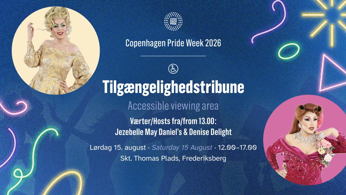 Tilgængelighedstribune / Accessible viewing