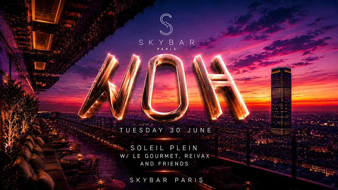 Woh At Skybar Invite : Soleil Plein