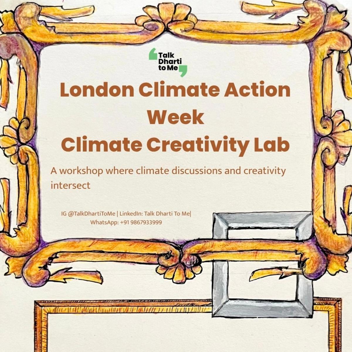 Climate Creativity Lab @ London Climate Action Week