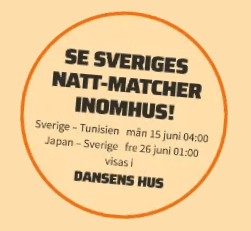 VM: Japan–Sverige på Dansens Hus