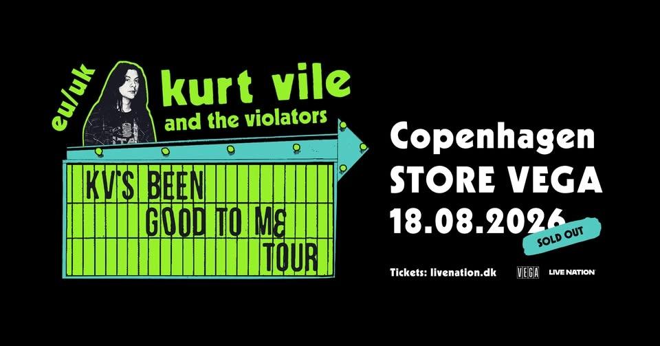 Kurt Vile & The Violators // Store VEGA // 18. august 2026 // VENTELISTE