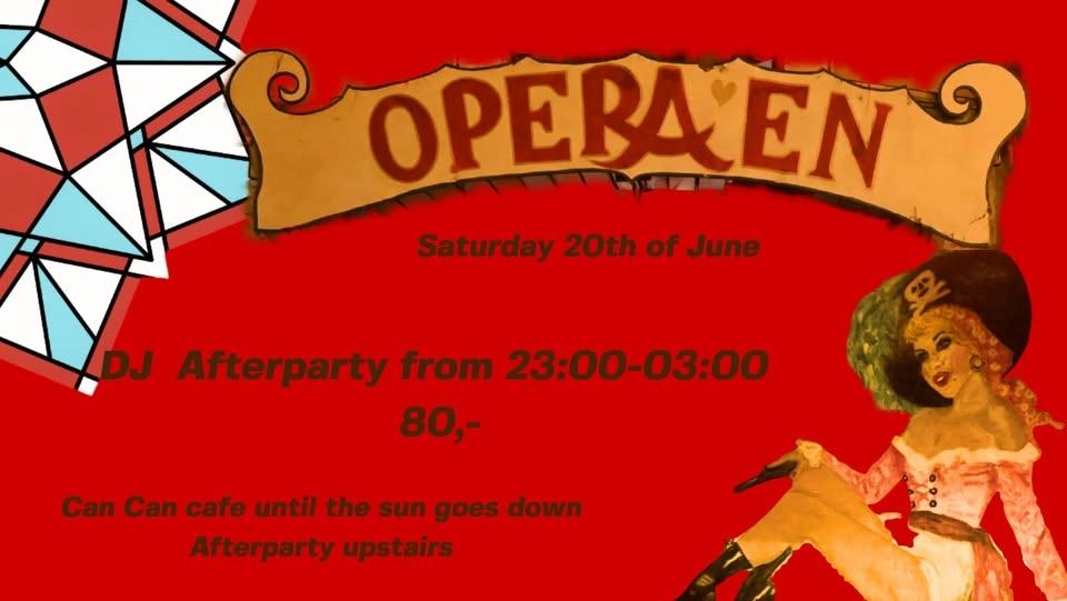Can Can Cafe & DJ Afterparty @ Operaen, Christiania