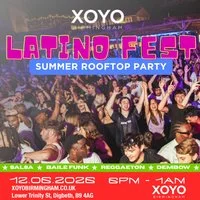 Latino Fest Summer Rooftop Party (Birmingham)