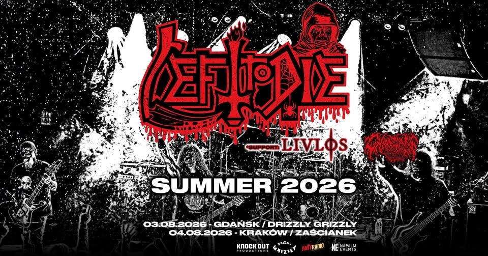 LEFT TO DIE + LIVLØS + CHAOTIAN | Gdańsk, Drizzly Grizzly