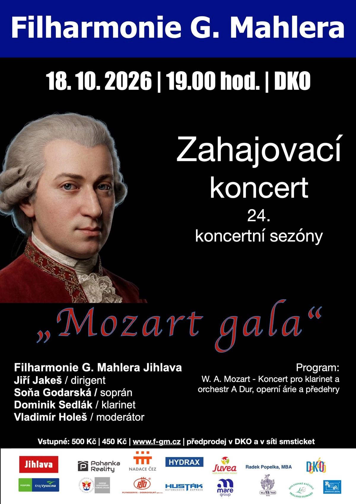 Zahajovací koncert "Mozart gala"