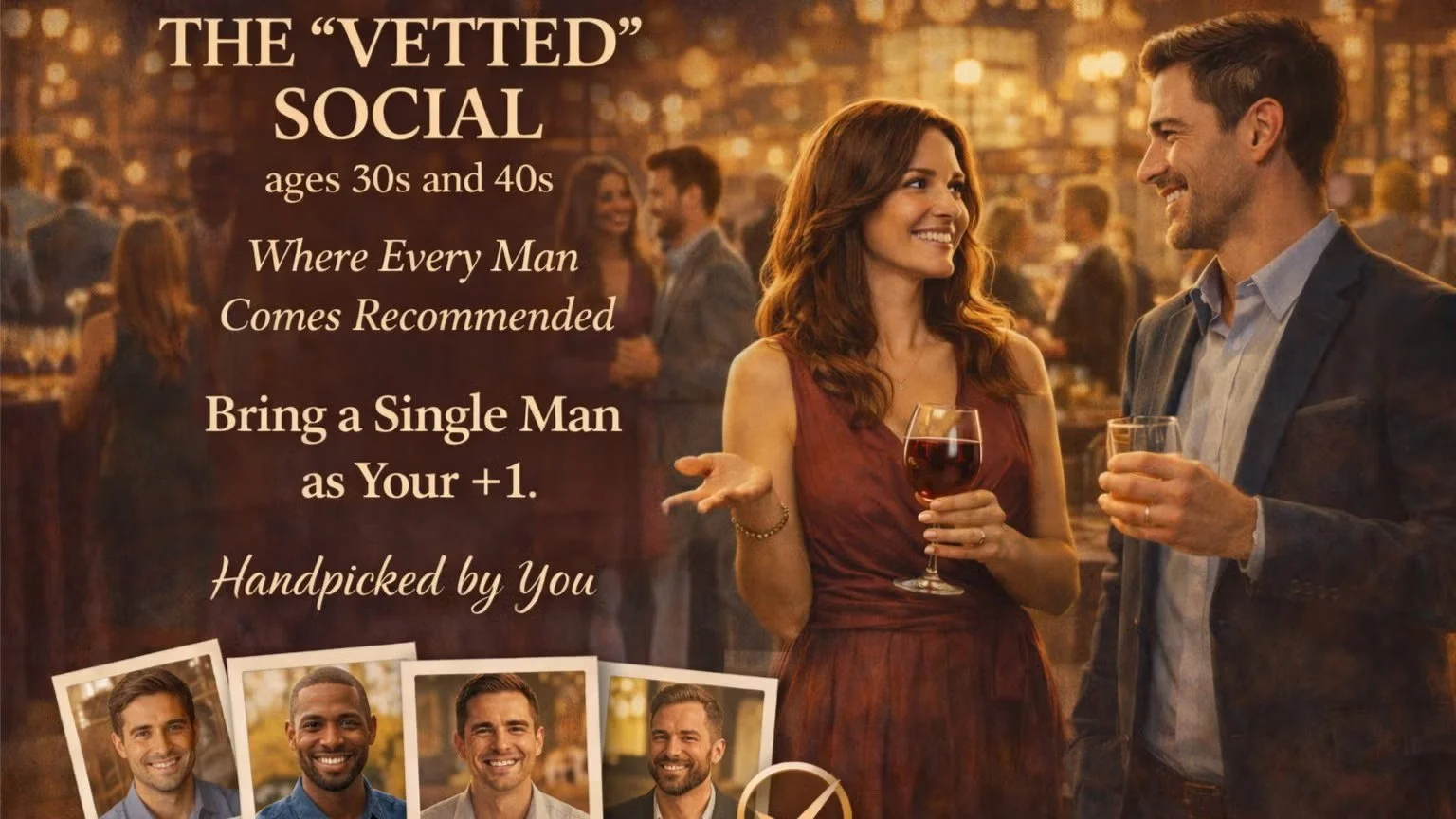 THE VETTED SOCIAL - Where every man comes highly recommended!