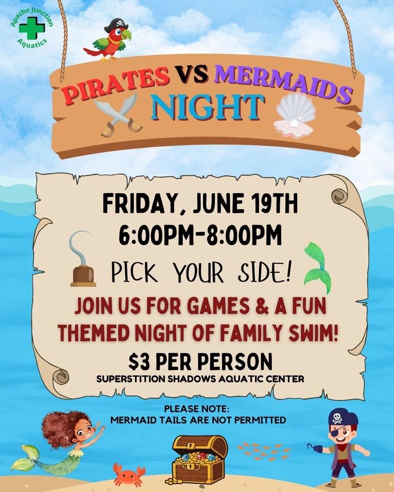 Pirates vs Mermaids Night