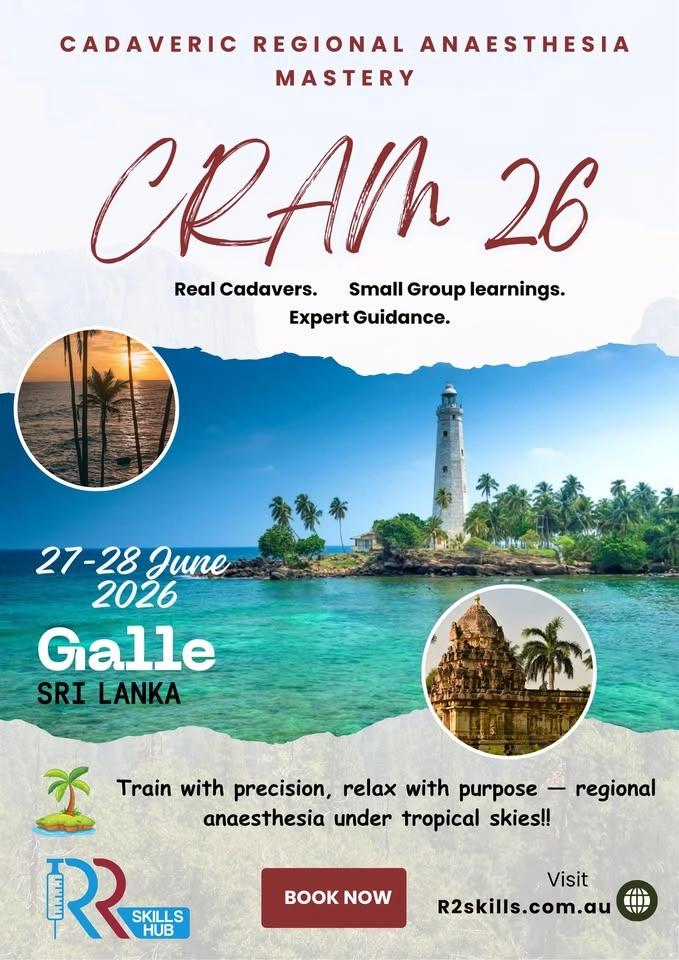 Cadaveric Regional Anaesthesia Mastery , Galle, Sri Laka