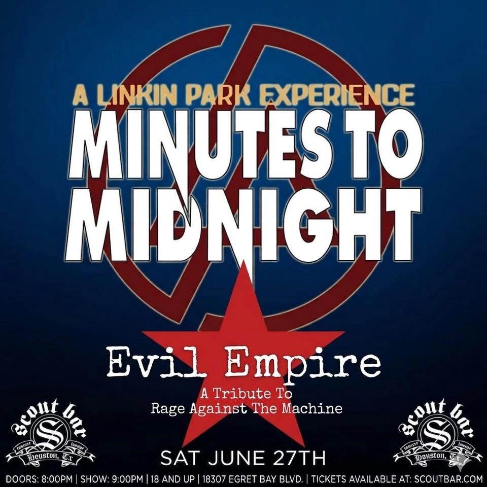 Minutes to Midnight- a tribute to Linkin Park + Evil Empire- Rage Against The Machine tribute band