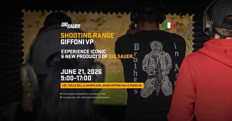 SIG DEMO DAYS – Shooting range Giffoni VP