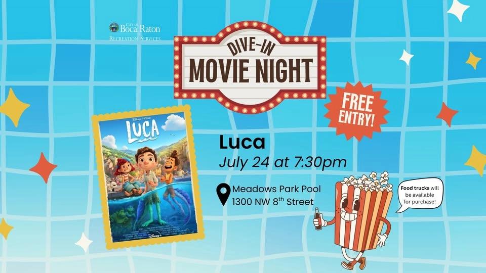 NEW & FREE! Dive-In Movie Night: Luca