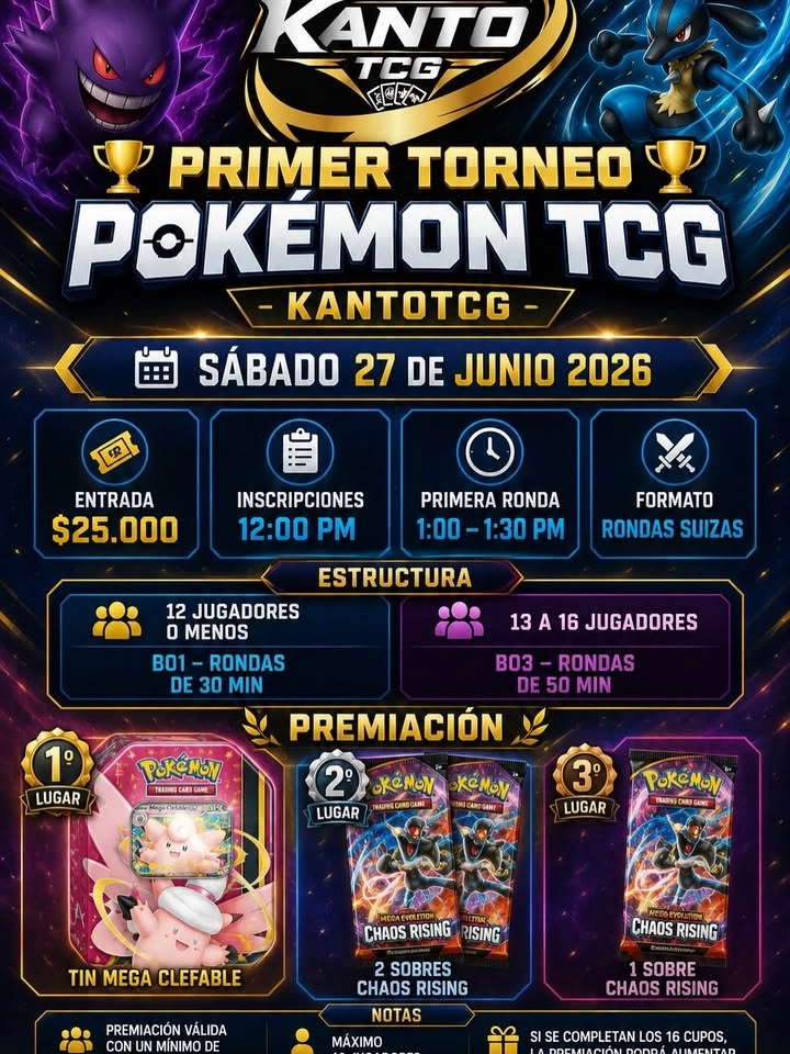 TORNEO POKEMON - KANTO TCG