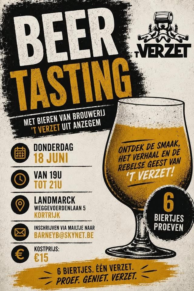 Beertasting met Alex van brouwerij 't Verzet