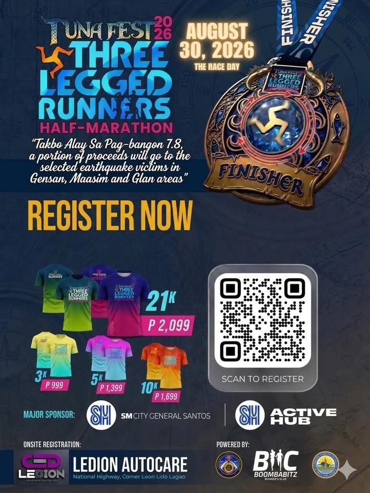 Tuna Fest Three Legged Half-marathon Runner