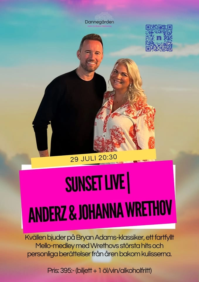 SUNSET LIVE - Anderz & Johanna Wrethov
