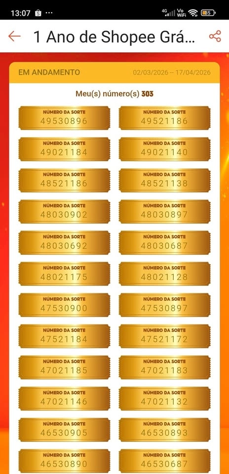 1 ano de shopee grátis